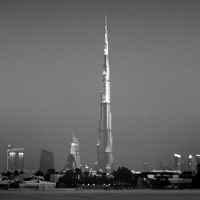 Burj Khalifa in Dubai, UAE — the world's tallest building